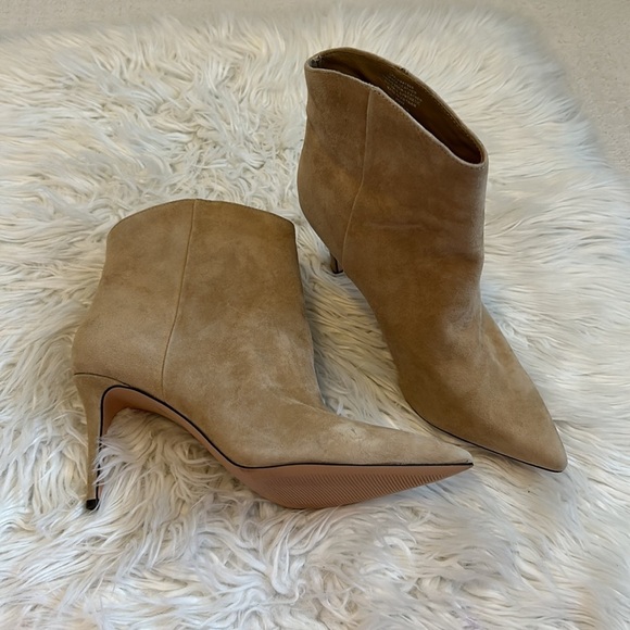 J. Crew Mushroom Suede Shaped Topline Bootie - Picture 11 of 12